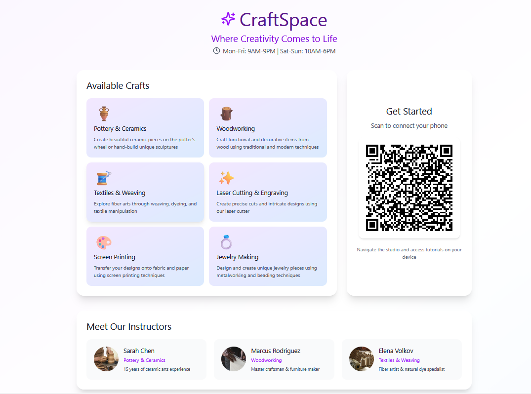 CraftSpace Smart Board